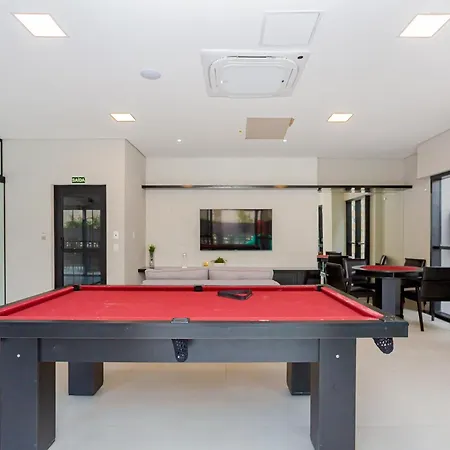 Aconchego para a família Piscina, Academia e Coworking-2